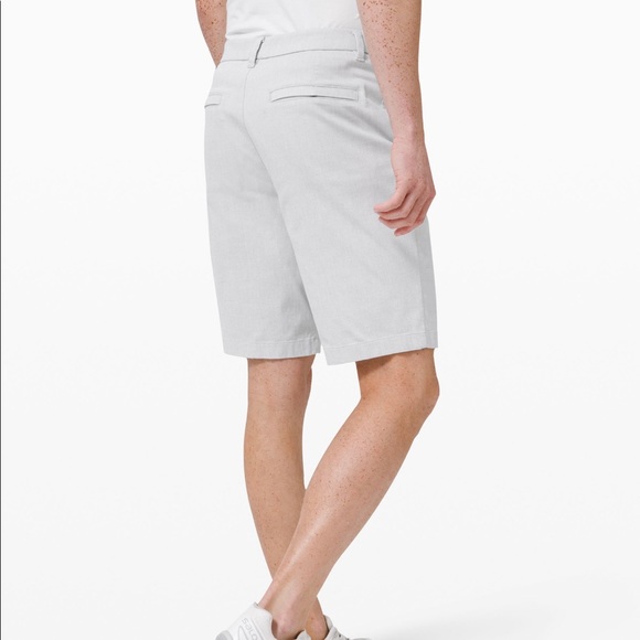 Lululemon Commission Relaxed Fit Short 11” Qwick Oxford Size 32 (White) - Picture 2 of 13